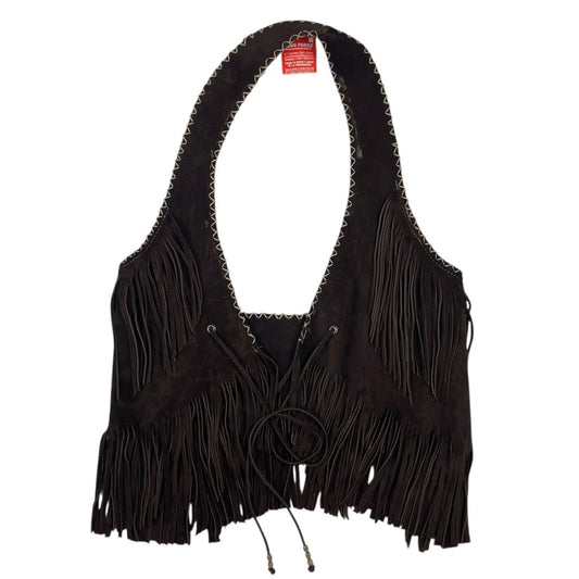 Chaleco Corto  SIN MARCA  Color Marron Talle M