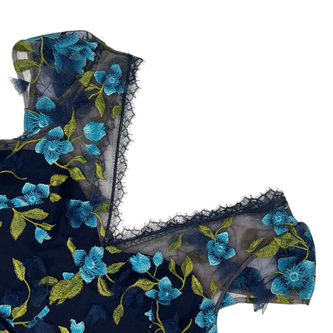 Vestido Sin Manga  MARCHESA  Color Varios Floral Talle 12
