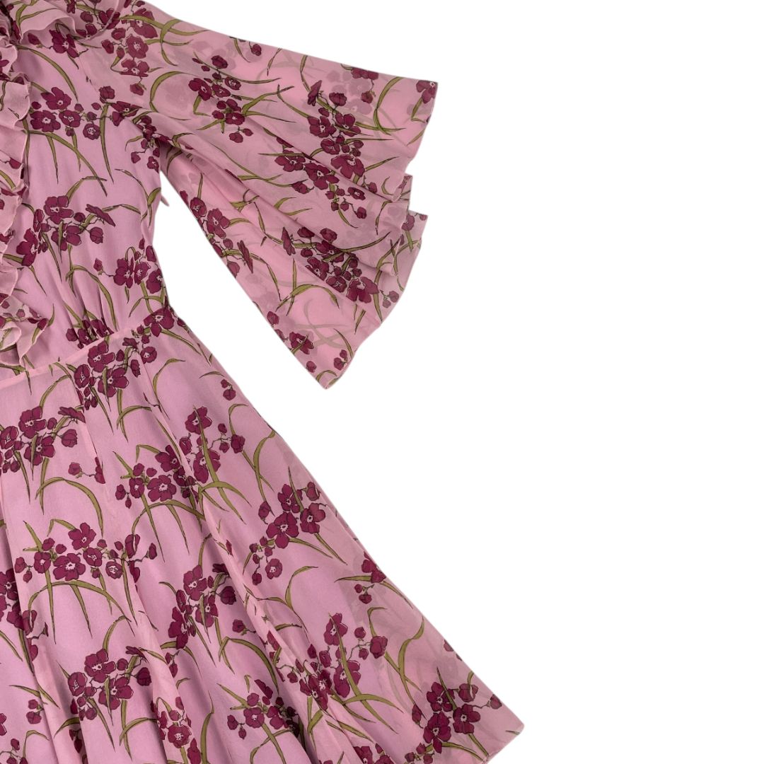 Vestido Manga 3/4  GIAMBATTISTA VALLI  Color Varios Floral Talle S