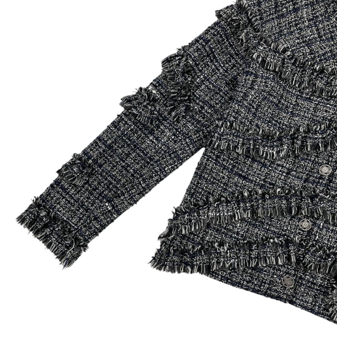 Saco  CHANEL  Color  Jaspeado Talle 40
