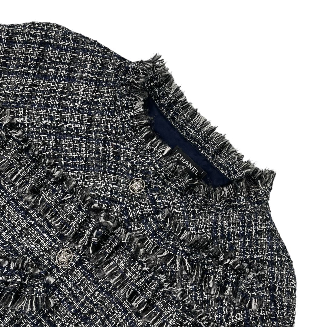 Saco  CHANEL  Color  Jaspeado Talle 40