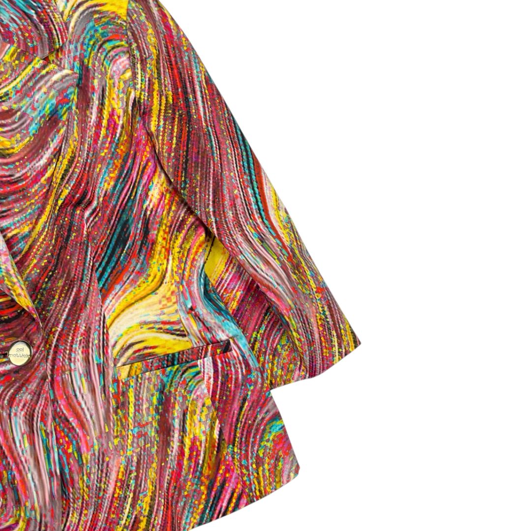 Saco  MATTIOLO  Color Varios  Estampado Talle 48