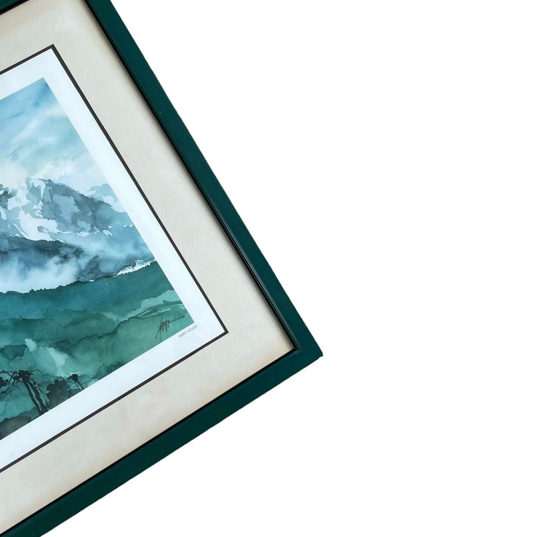 Arte con Vidrio  ANONIMO  Estilo Paisajismo Medida 75cm X 60cm