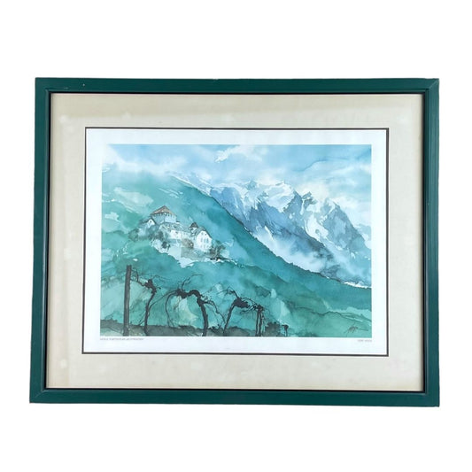 Arte con Vidrio  ANONIMO  Estilo Paisajismo Medida 75cm X 60cm