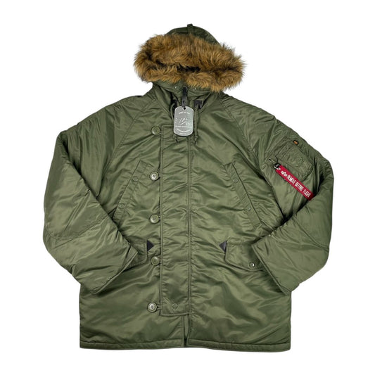 Campera  ALPHA  Color Verde Talle L