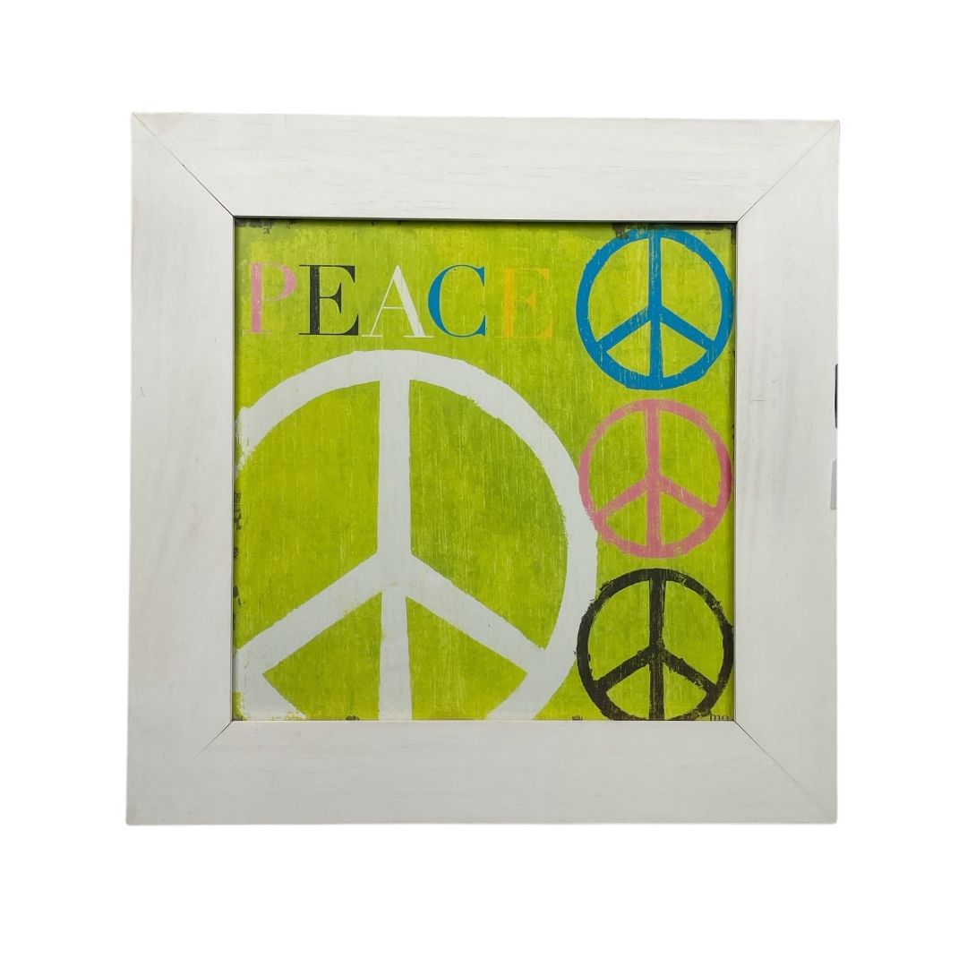 ANONIMO  Arte con Vidrio  Estilo Tipografia  Medida 40cm X 40cm