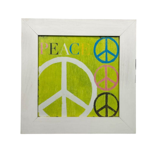 ANONIMO  Arte con Vidrio  Estilo Tipografia  Medida 40cm X 40cm