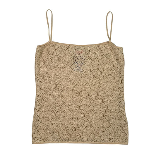 Top Sin Mangas  VALENTINO  Color Beige Talle S