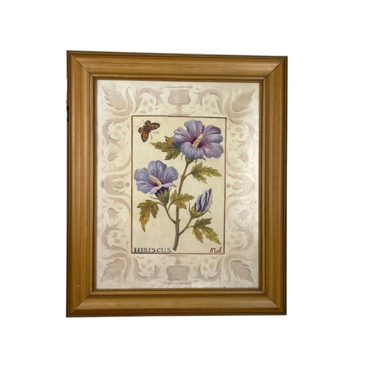 ANONIMO  Arte con Vidrio  Estilo Naturaleza Muerta  Medida 63cm X 53cm