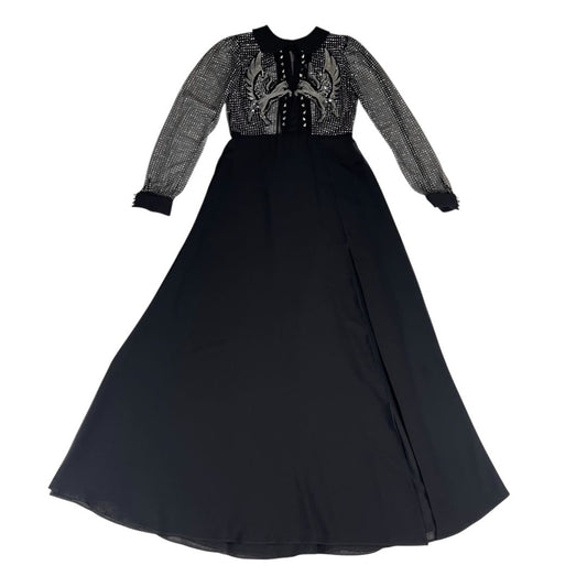 Vestido Manga Larga  NATALIA ANTOLIN  Color Negro Talle M