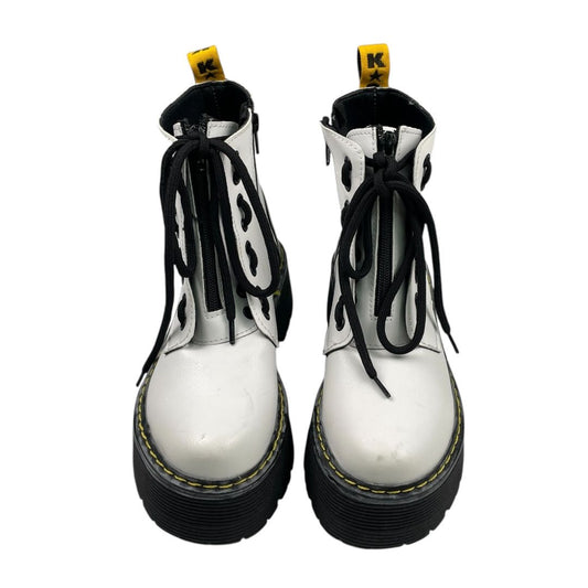 Borcegos  SIN MARCA  Color Blanco Talle 36