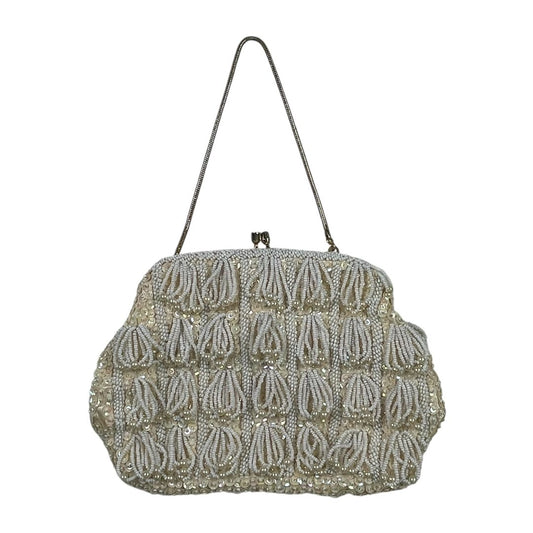 Cartera  SIN MARCA  Color Blanco Medida 20cm X 14cm