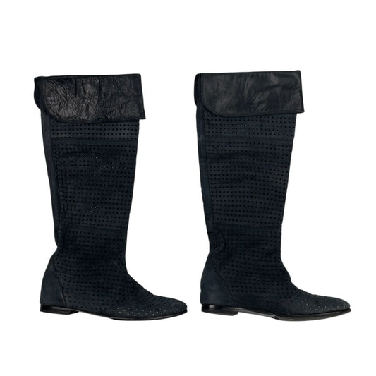 Bota Larga  MAGGIO ROSSETTO  Color Gris Talle 38