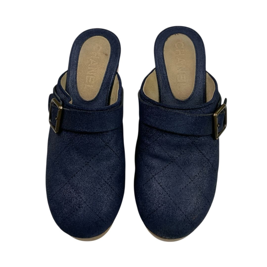 Suecos  CHANEL  Color Azul Talle 36