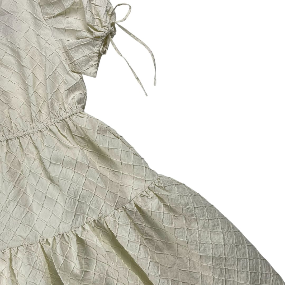 Vestido Manga Corta  TABMINI  Beige Talle S