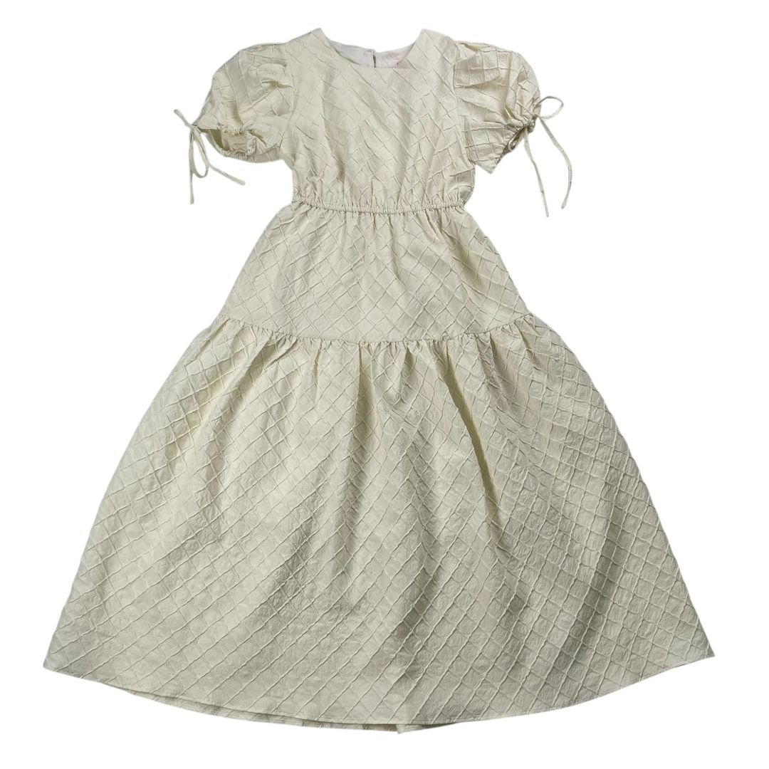 Vestido Manga Corta  TABMINI  Beige Talle S