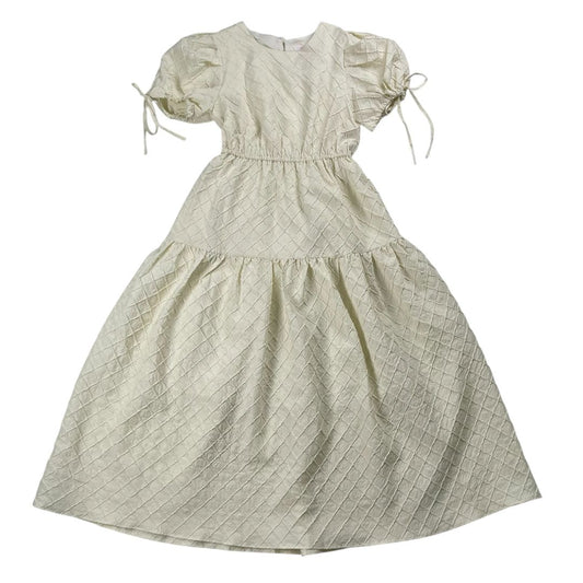 Vestido Manga Corta  TABMINI  Beige Talle S