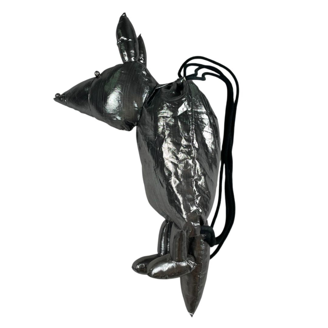 Mochila  HOUSE OF MATCHING COLOURS  Plateado Medida 34cm X 26cm