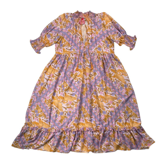 Vestido Manga Corta  SIN MARCA  Varios  Estampado Talle S