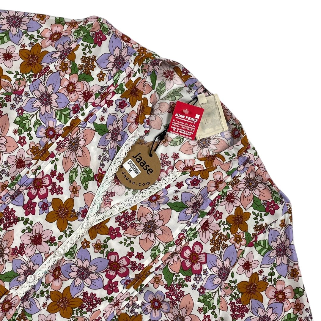 Vestido Manga Larga  SIN MARCA  Varios Floral Talle M