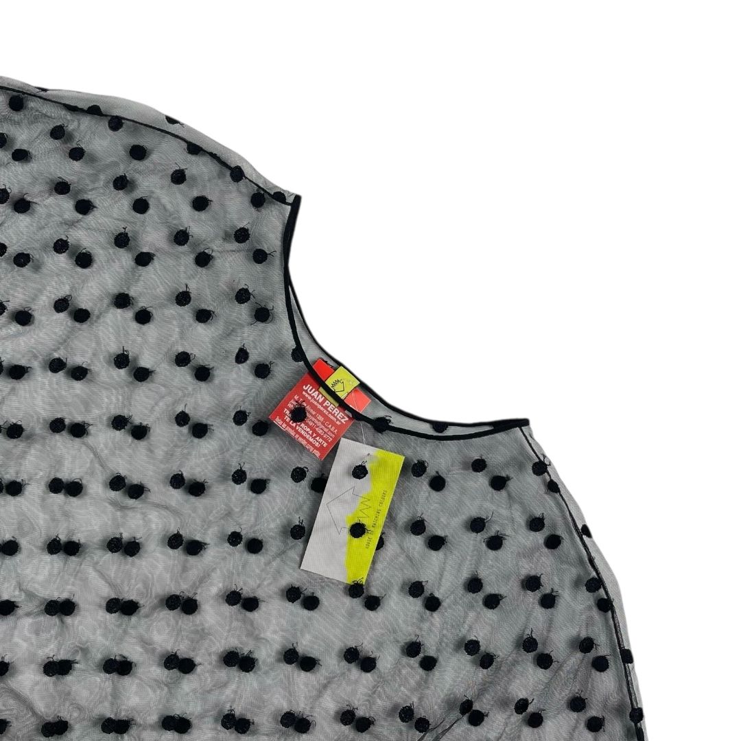 Blusa Manga Corta  HOUSE OF MATCHING COLOURS  Negro Talle S