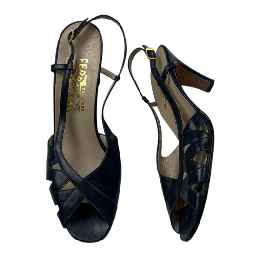 Sandalias  FERRAGAMO  Azul Talle 38