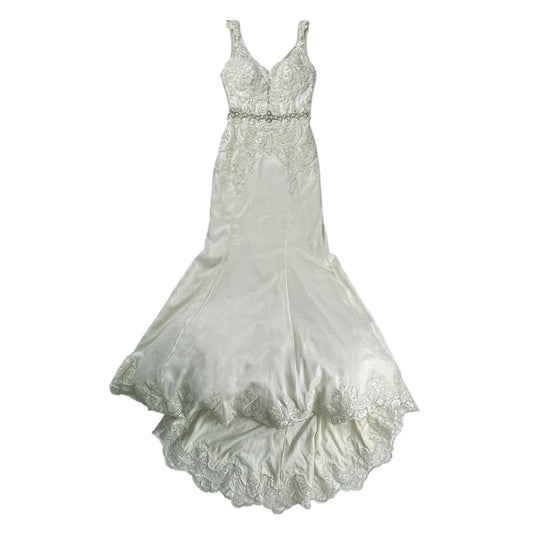 Vestido Novia + Otro  SIN MARCA  Color Blanco Talle S