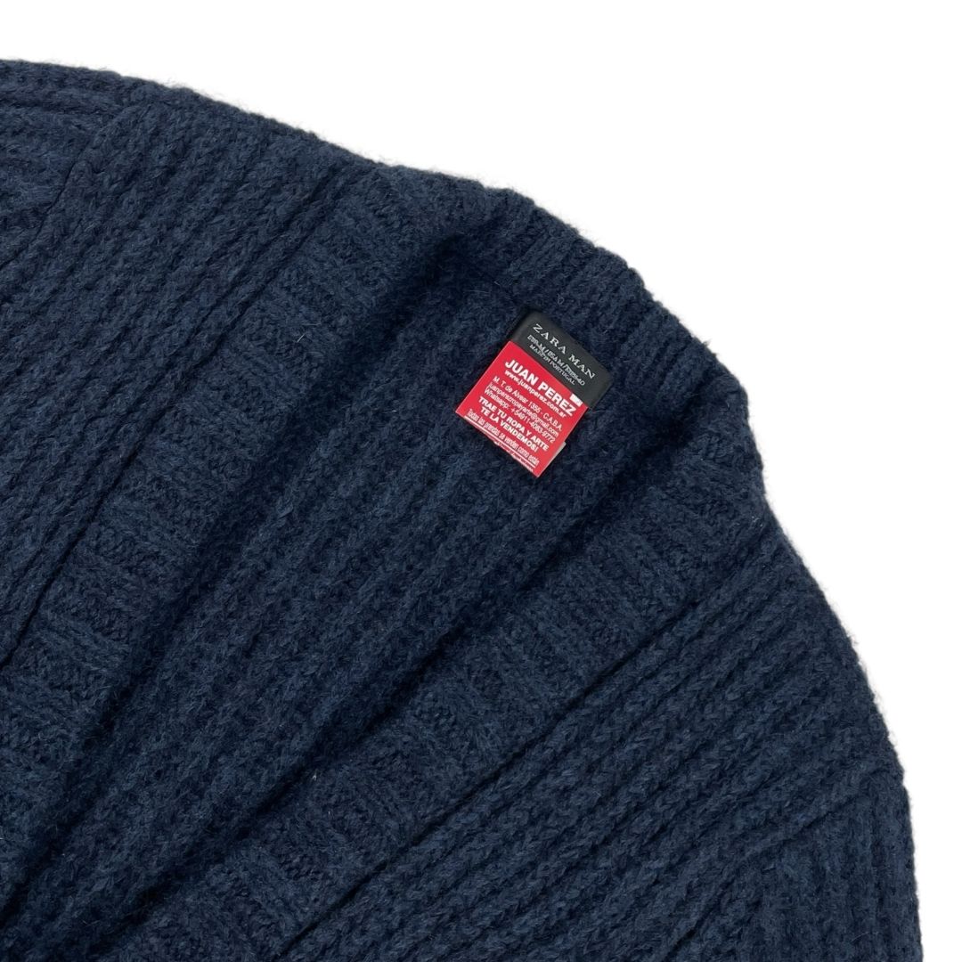 Sweater Abierto  ZARA  Color Azul Talle M