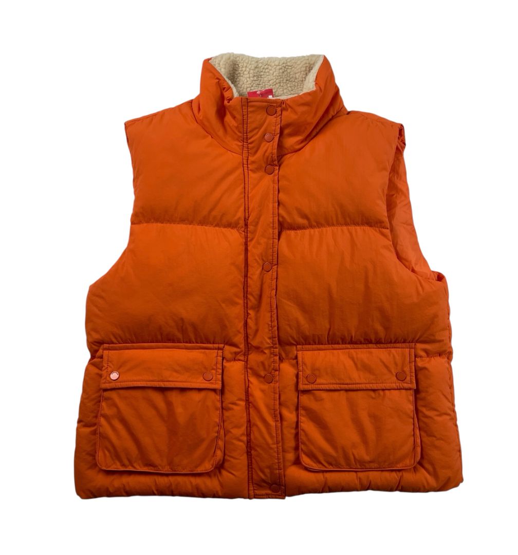 Chaleco Corto  PORTSAID  Color Naranja Talle 44