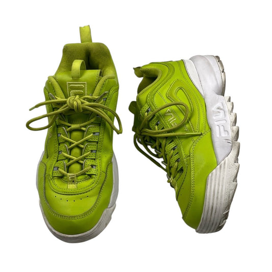 Zapatillas  FILA  Color Verde Talle 9