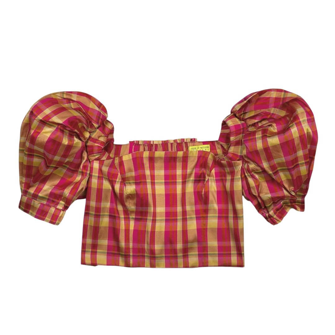 Top Con Mangas  HOUSE OF MATCHING COLOURS  Color Varios Cuadros Talle M