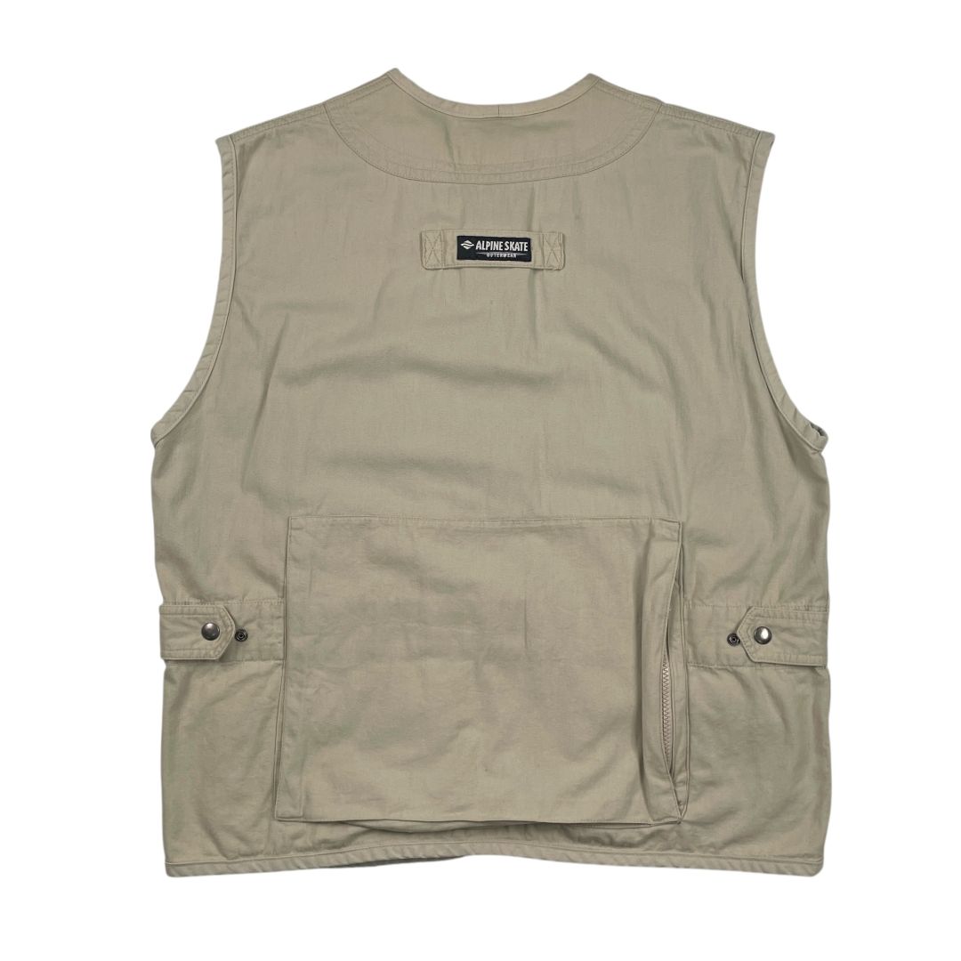 Chaleco Corto  ALPINE SKATE  Color Beige Talle M