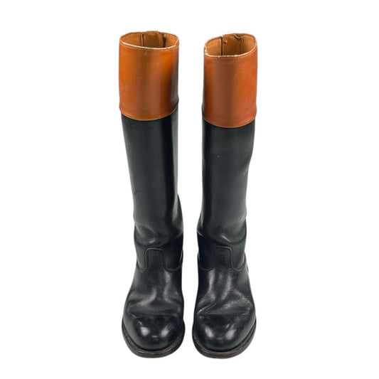 Bota Larga  SIN MARCA  Color Varios Marron y Negro Talle 36