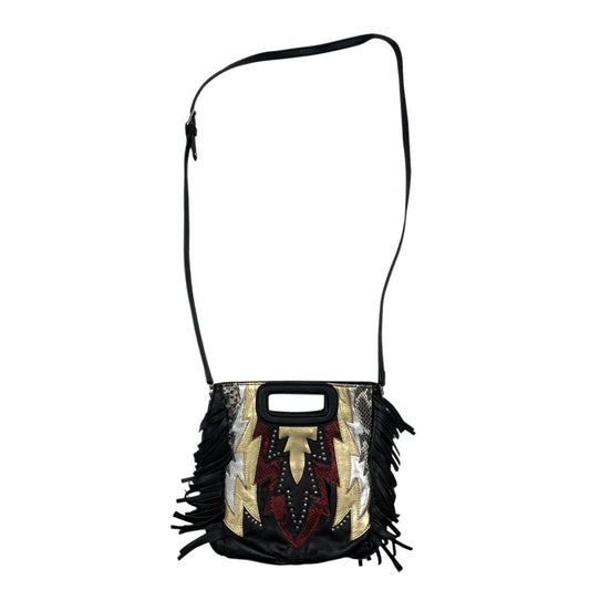 Cartera  RAPSODIA  Color Varios Negro y Dorado Medida 26cm X 23cm