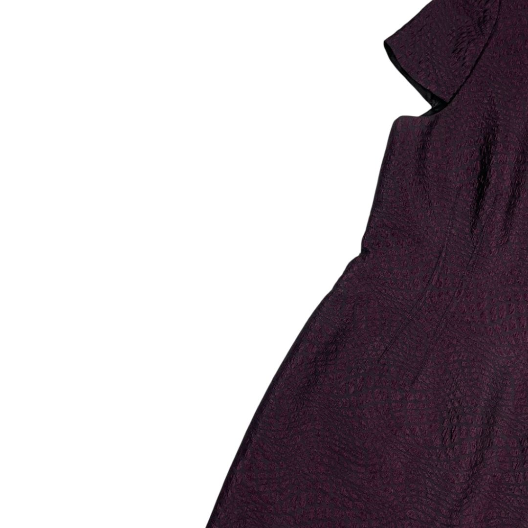 Vestido  TAHARI  Color Bordeaux Talle 44