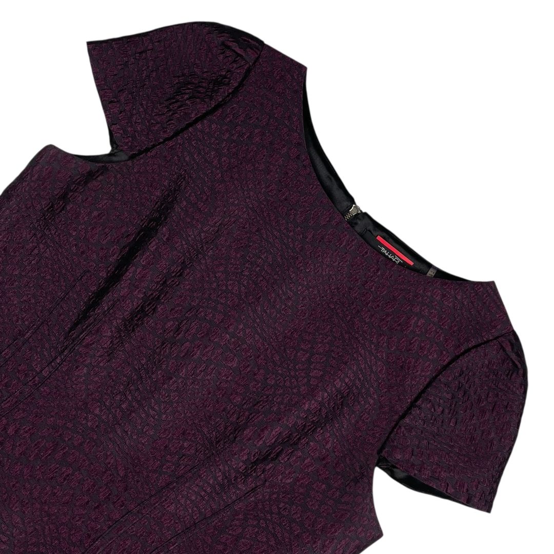 Vestido  TAHARI  Color Bordeaux Talle 44