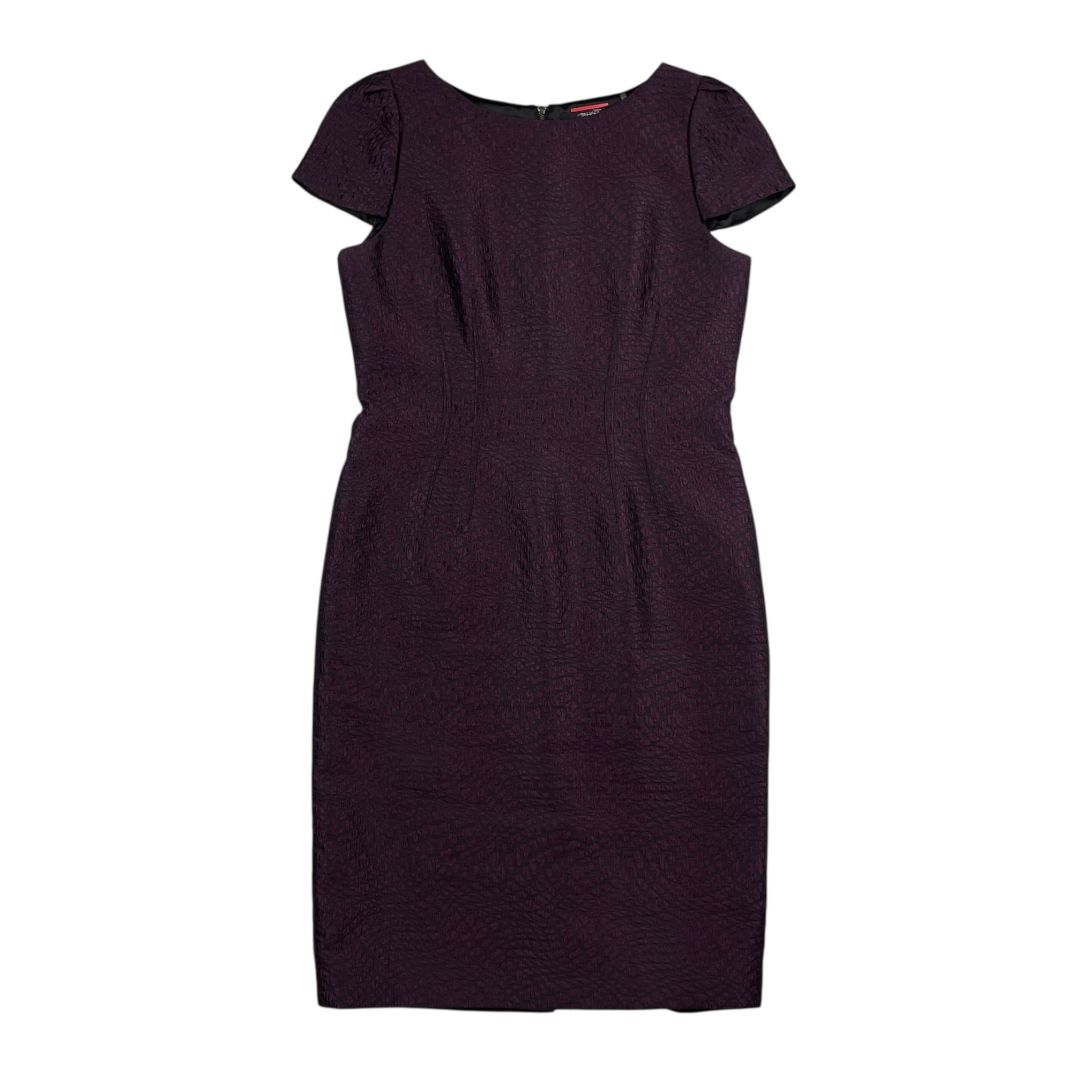 Vestido  TAHARI  Color Bordeaux Talle 44