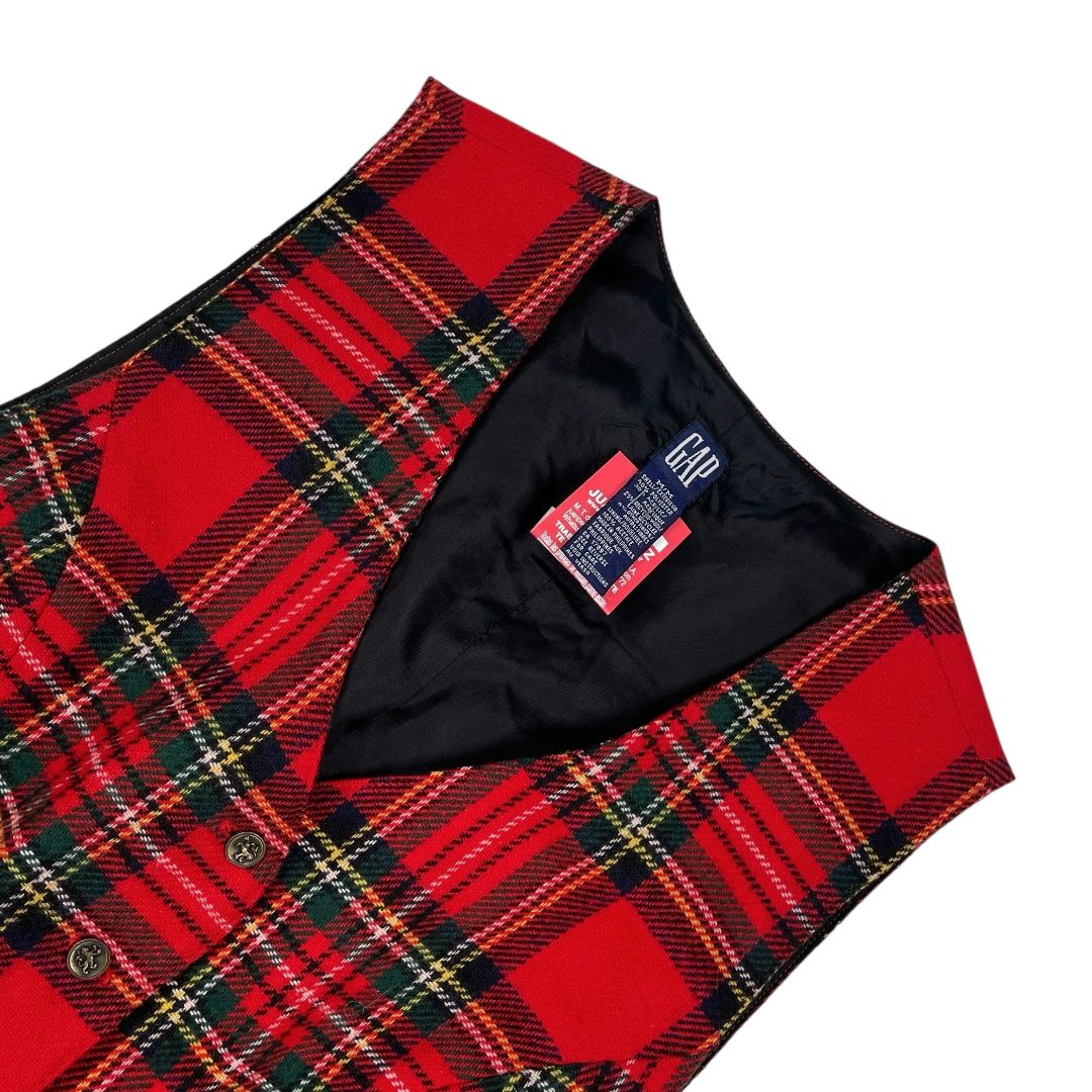 Chaleco Corto  GAP  Color Varios  Escoces Talle M