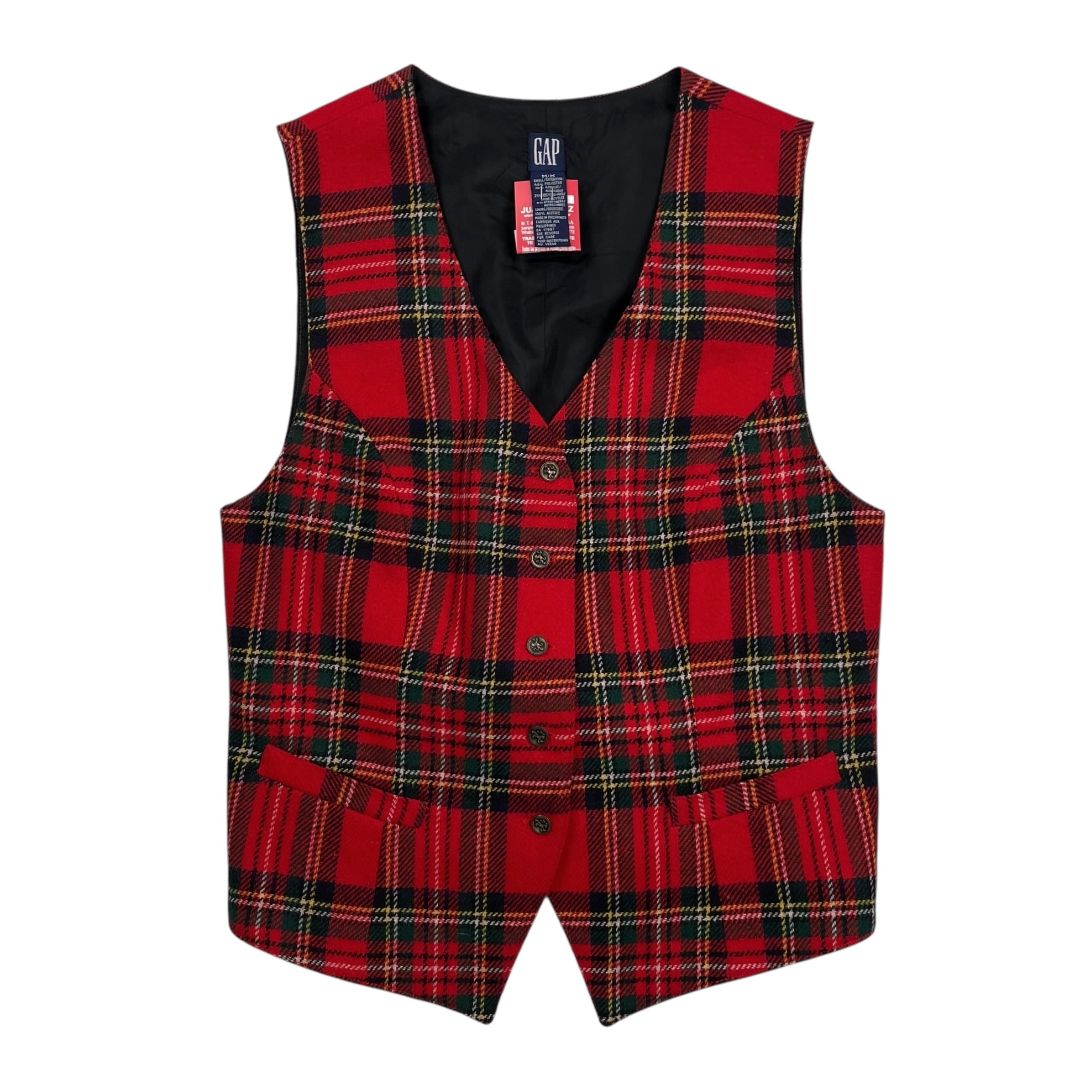 Chaleco Corto  GAP  Color Varios  Escoces Talle M