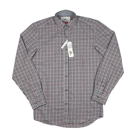 Camisa Manga Larga  LACOSTE  Color Varios  Cuadrille Talle 38