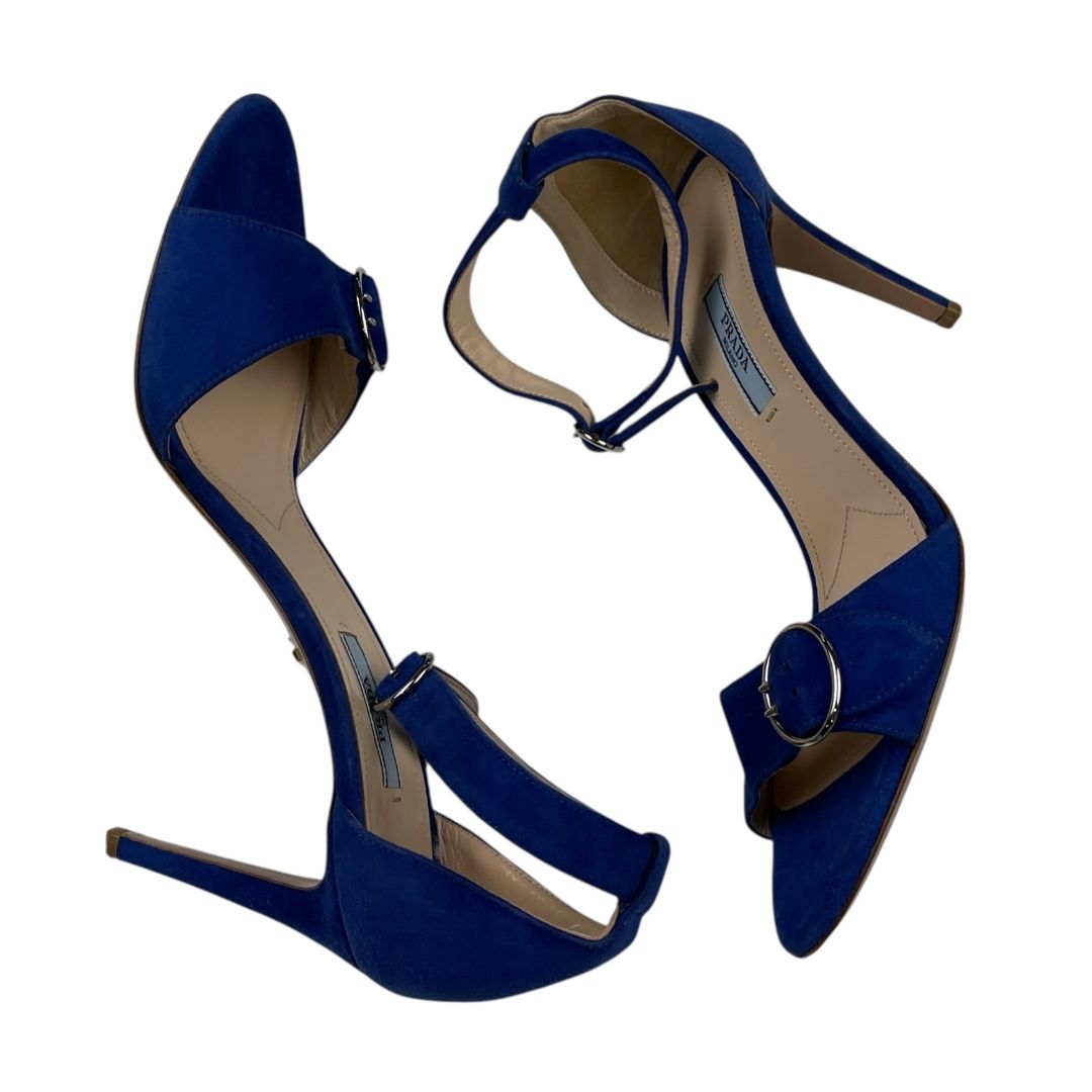 Sandalias  PRADA  Color Azul Talle 39