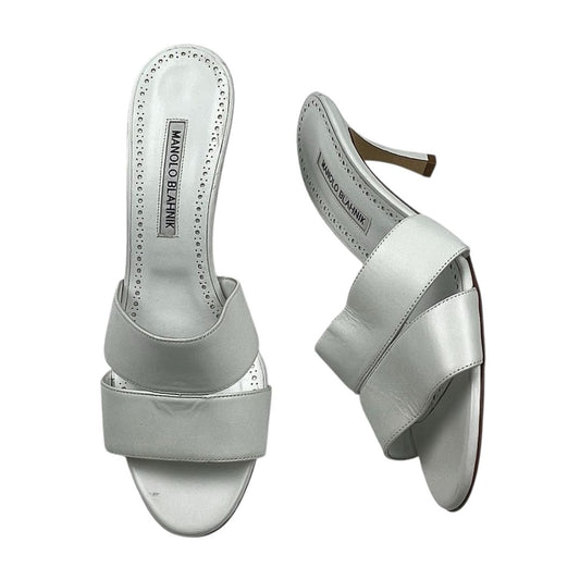Sandalias  MANOLO BLAHNIK  Color Blanco Talle 39