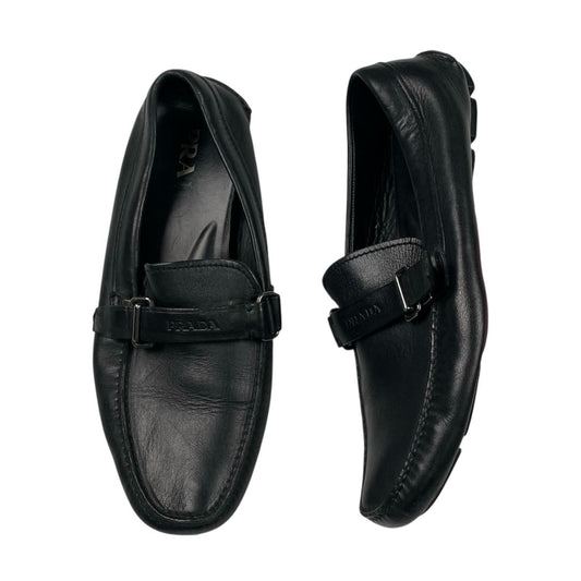 Mocasines  PRADA  Color Negro Talle 8