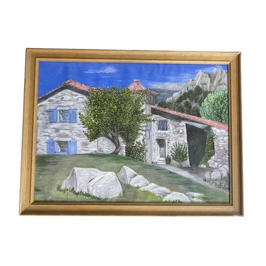 ANONIMO  Arte sin Vidrio  Estilo Figurativo  Medida 70cm X 62cm