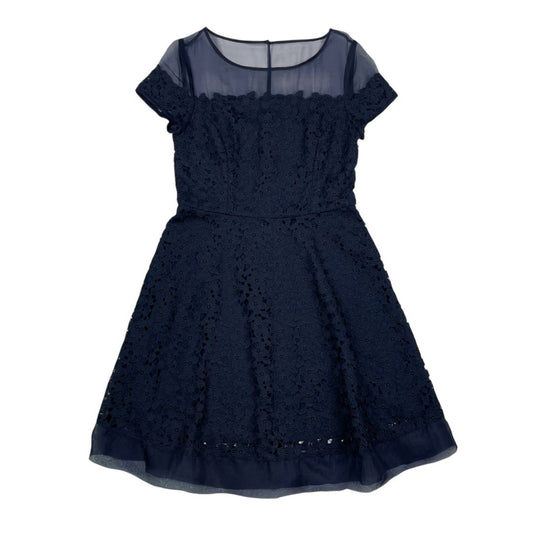 Vestido Manga Corta  LAGERFELD  Color Azul Talle 6