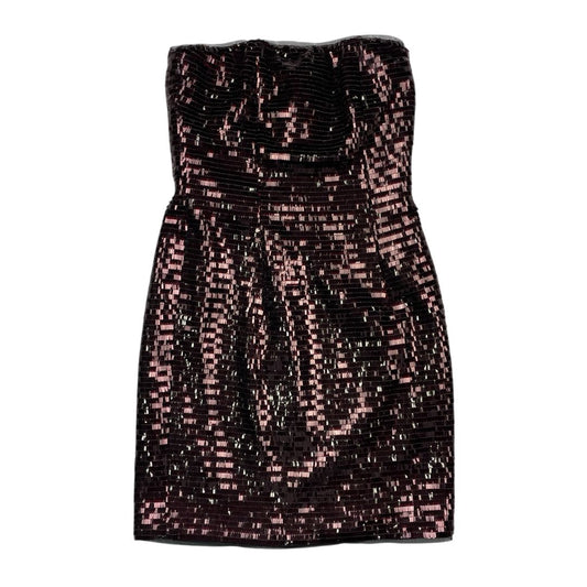 Vestido Strapless  HANEY  Color Bordeaux Talle 4