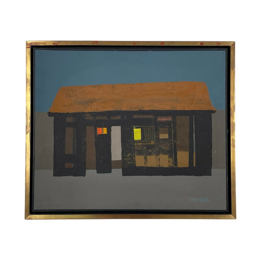 Arte sin Vidrio  UBERTALLI  Estilo Figurativo Marco 56 cm X 67 cm Obra 50 cm X 60