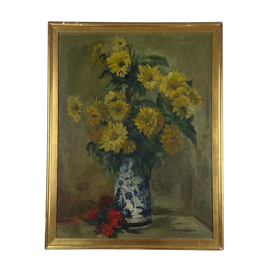 Arte sin Vidrio  MAY VEROV  Estilo Naturaleza Muerta Marco 66 cm X 50 cm Obra 59 cm X 44 cm