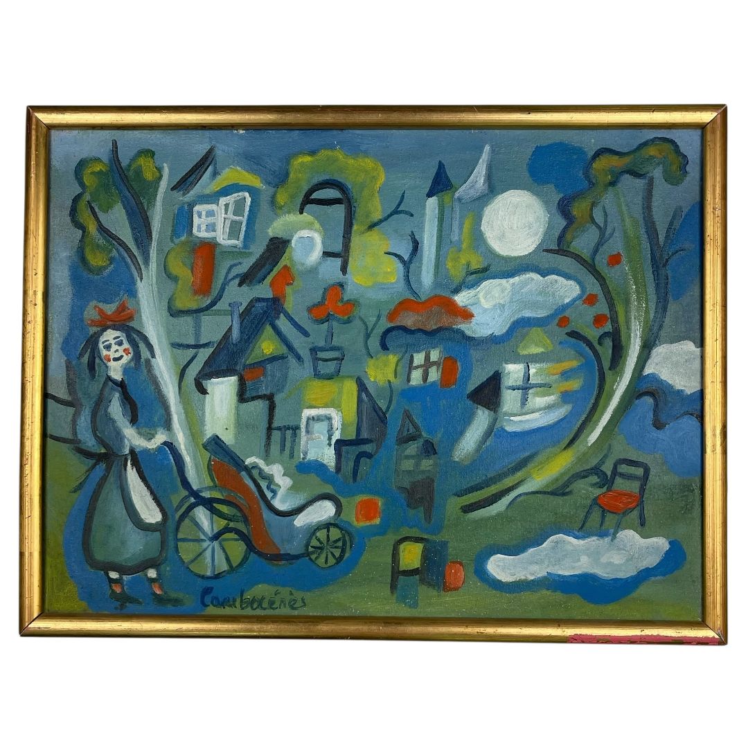 CAMBACERES  Arte sin Vidrio  Estilo Paisajismo  Medida 42cm X 31cm