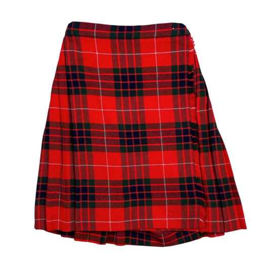 Pollera Mini  SIN MARCA  Color Varios Escoces Rojos Talle M